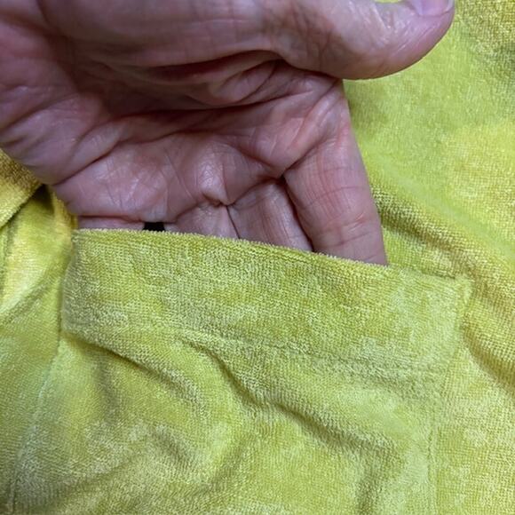 NWT Andie‎ The Button Up Romper Honeysuckle Terry Cloth Beach Coverup - Picture 9 of 11